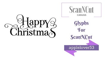 Using Special Characters (Glyphs) with Mac Font Book and ScanNCut