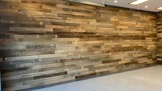 THE GREATEST BARNWOOD WALL OF ALL TIME! MEGA MANCAVE