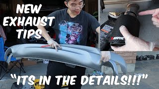 New Rear End Setup | Fake Akrapovic Exhaust Tips | 2017 Honda CRV