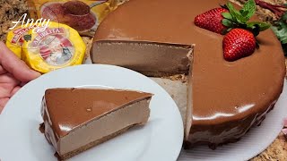 💥 Cheesecake de Chocolate Abuelita sin Horno | La Cocina de Angy