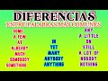 Diferencia entre palabras muy comunes en ingls