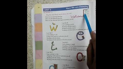 Std 4 Unit 5 Here We are Dancing part 1 English sem 2