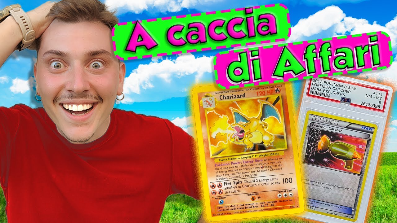 Al mercatino a caccia di rarità pokemon PT.7