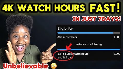 How I Got 4K Watch Hours FAST In Just 7Days Using This Secret App (New 2025 Method)
