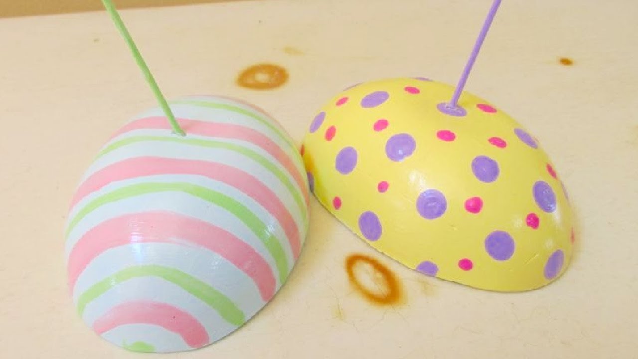 Plaster Easter Eggs DIY - Great For Kids - Craft Klatch