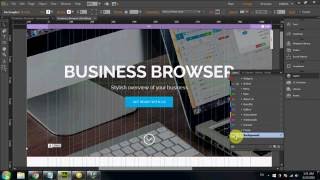 Adobe Muse Template "Business Browser" | How to edit "Main" section screenshot 5