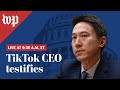 TikTok CEO appears for the first time before Congress- 3/23 (FULL LIVE STREAM)