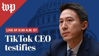 TikTok CEO appears for the first time before Congress- 3\/23 (FULL LIVE STREAM)