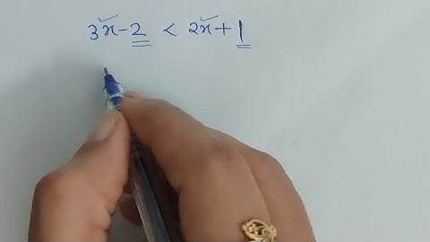 3x-2 is less than 2x+1 (@ComfortUrMaths_PritiSingh )
