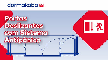 Porta Automática Deslizante com Sistema Antipânico