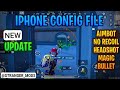iPhone BGMI + PUBG Config File 🔥 Zero Recoil + Auto Headshot | No Jailbreak | 100% Working Config