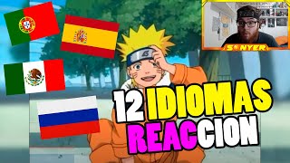 🔥🤣 NARUTO IN 12 DIFFERENT LANGUAGES | REACTION