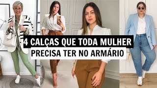 4 Calças Que Toda Mulher Elegante Tem No Armário