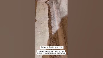 How to waterproof a basement #frenchdrain #basement #waterproofing #diyer #diyrenovation #homereno