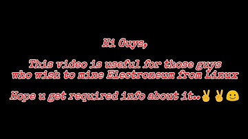 Electroneum coin mining on Linux/ubuntu