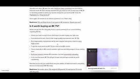 8K TV - Worth The Upgrade? The ULTIMATE Answer!