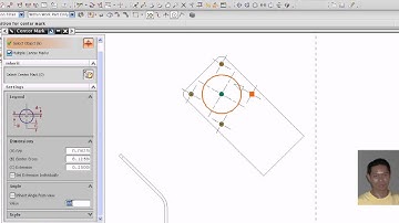 D2A Channel NX Introduction to Drafting (1.2-Create angled centerline symbols)