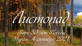 ЛИСТОПАД в парке "30 лет Победы", Муром, Leaves fall in the park "30 Years of Victory", Murom