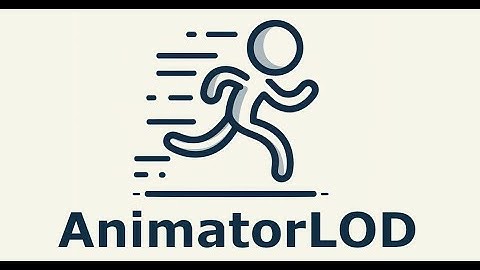 Unity Animator Performance Optimization - AnimatorLOD installation guide