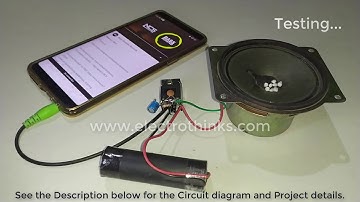 Audio Amplifier with Single Transistor