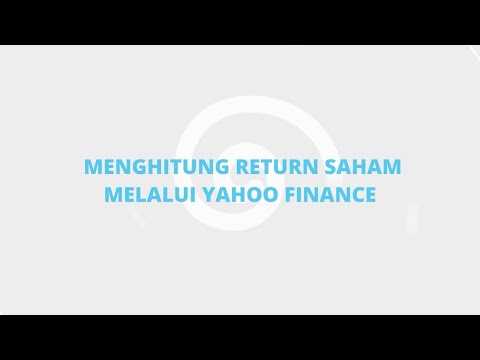 Video: Cara Menghitung Return Saham Stock