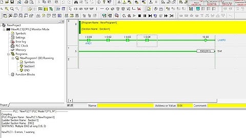 Gerbang Logika NAND dengan CX Programmer