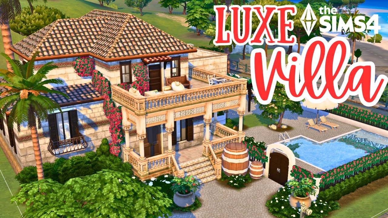 Romantics Italian Style Villa/ The Sims 4 Speed Build- No CC