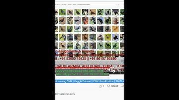 Bird Species Classification using CNN _ Kaggle Dataset _ CNN classification _ MATLAB code