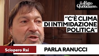 Sciopero dei giornalisti Rai, Ranucci: "Negli ultimi mesi c'è un clima di intimidazione politica"