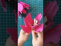 DIY如何用绉纸做郁金香||绉纸的创意做法||How to make tulips with crepe paper