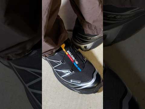 Salomon XT 6 Gore Tex Black A Waterproof Trail Sneaker Blending Rugged Performance With Urban Style