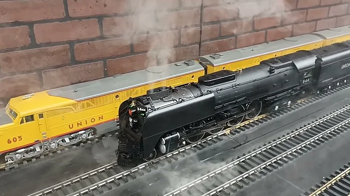 My New USA Trains 1:29 U.P. FEF-3 #844 Converted to MTH PS3