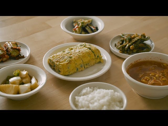 21 집밥꿀선생~ 여름반찬 3가지와 김치콩나물국 : Korean Home meal, summer dishes | Honeykki 꿀키