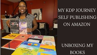Unboxing My KDP Books | Self Publishing Journey| KDP Journey on Amazon