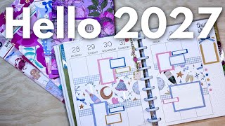 Setting up my NEW 2027 Planner with a New Year’s Planner Spread