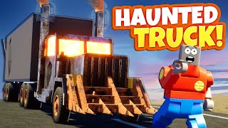 A HAUNTED Lego Semi Truck is Chasing Us in Brick Rigs RP!