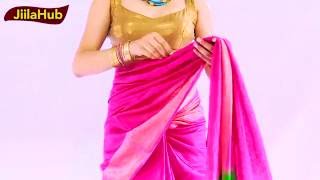 How to Wear Kosa Silk Saree Perfectly:Fast & Simple way to Drape Sari