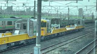 20210403　尾久駅　JR東日本キヤE195系、E26系、185系電車