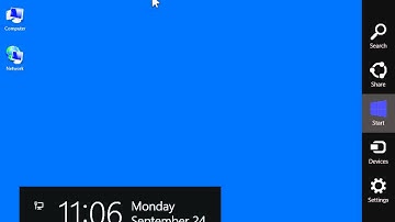 Windows 8.0 Professional - Open the Start Charm with Keyboard Shortcuts