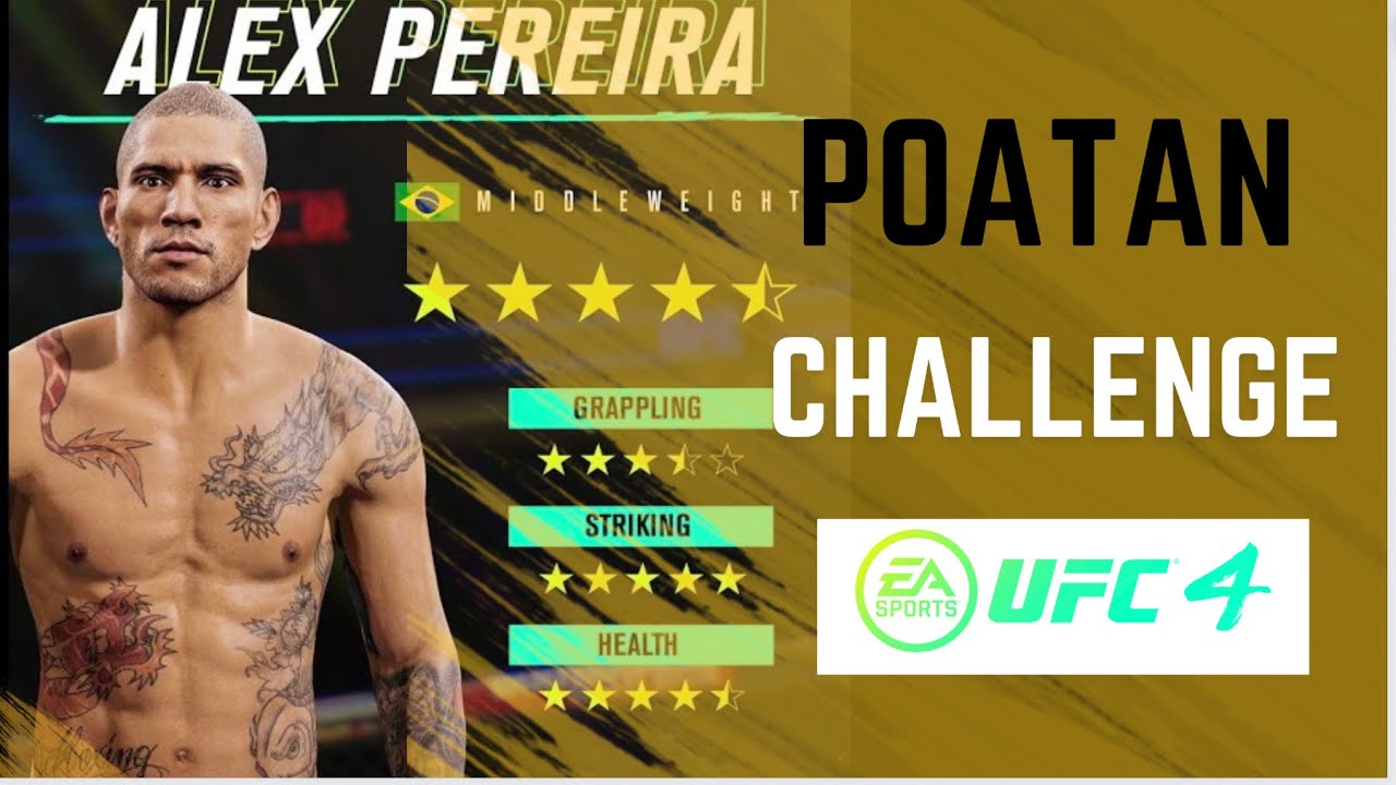 Using Alex 'POATAN' pereira but the challenge is I can only use my left