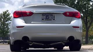 3.7 Q50 Z1 Touring Cat-Back with Berks Resonated Test Pipes