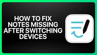 Full How To Fix Notes Missing After Switching Devices in Goodnotes! Tutorial News