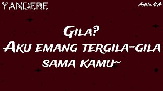 Pacar Yandere Terlalu Obses Sama Kamu Yandere Girlfriend Asmr Roleplay