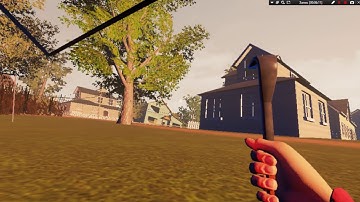 Hello Neighbor Alpha 2 Gameplay / With Ghost Codes And Change Size!!!