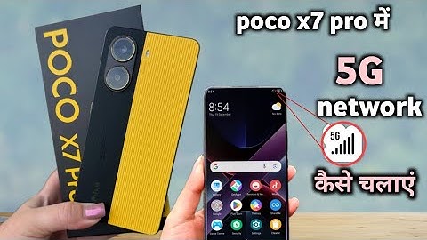 poco x7 pro 5g network setting|| poco x7 pro me 5g network kaise chalaye