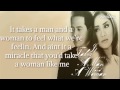 It Takes A Man And A Woman (Lyrics Video) - Sarah Geronimo