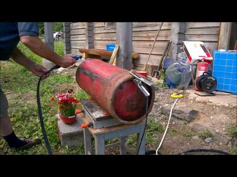 Video: Brazier From A Gas Cylinder (78 Photos): How To Do It Yourself, Drawings And Making A Barbecue From A Propane Cylinder