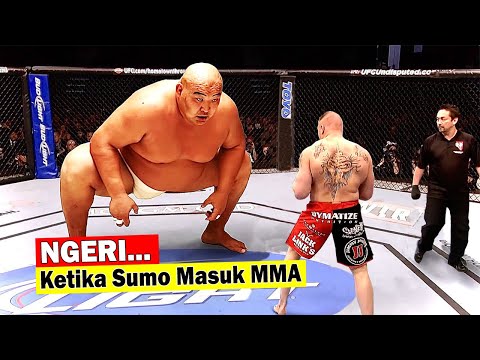 Geger‼️ Pegulat SUMO NANTANG PETARUNG MMA, Lihat Akhirnya.....