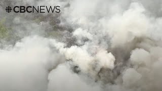 East Trout Lake under evacuation order as fire threatens road access