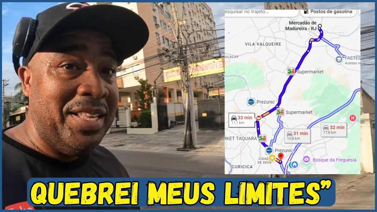 CAMINHEI DA CIDADE DE DEUS ATÉ MADUREIRA A PÉ | DESAFIO DE FÉ E SUPERAÇÃO